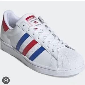 Adidas Americana Vs. Superstar Sneakers Size 8